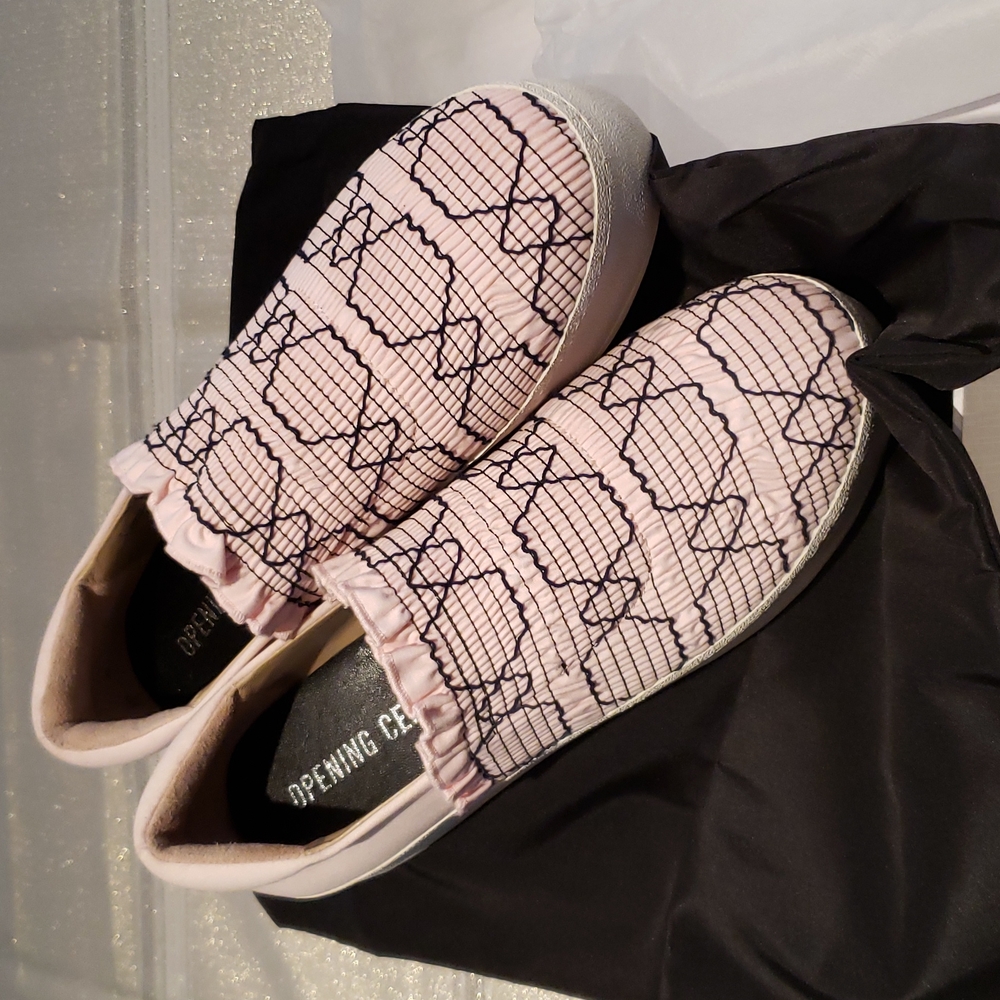 OPENING CEREMONY New Flats Designer Slip-On Platform Sneakers NIB Women's 9 /41 - Picture 12 of 16